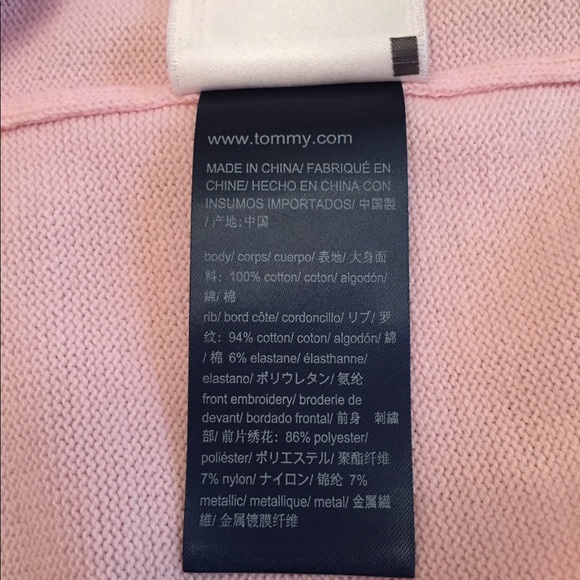 Tommy Hilfiger archives pink sweater - Picture 8 of 8